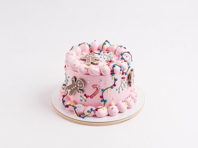 Торт Новогодняя гирлянда