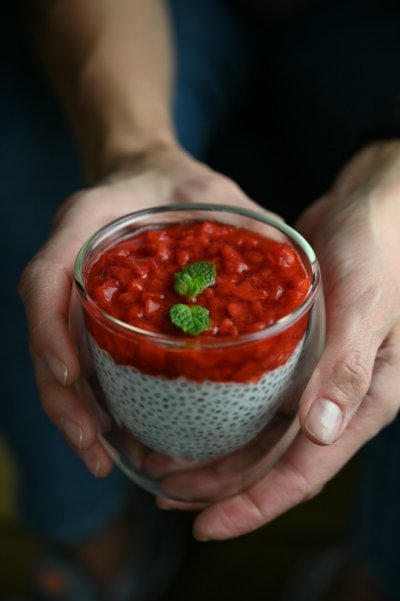 Чиа пудинг на кокосовом молоке