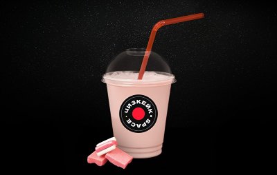 Молочный коктейль Бабл гам розовый
