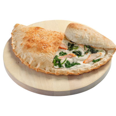 Кальцоне с курицей шпинатом