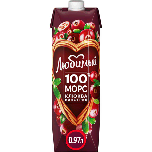 Морс клюква виноград
