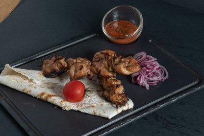Шашлык из куриного мяса