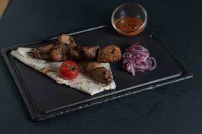 Шашлык из свиной шеи