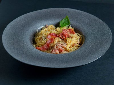 Паста с беконом
