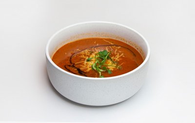 Томатный крем суп с трюфелем и пармезаном