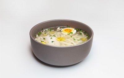 Куриный суп с домашней пастой